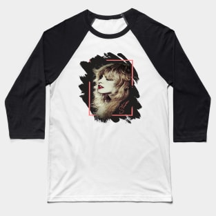 Stevie Nicks-Stevie Baseball T-Shirt